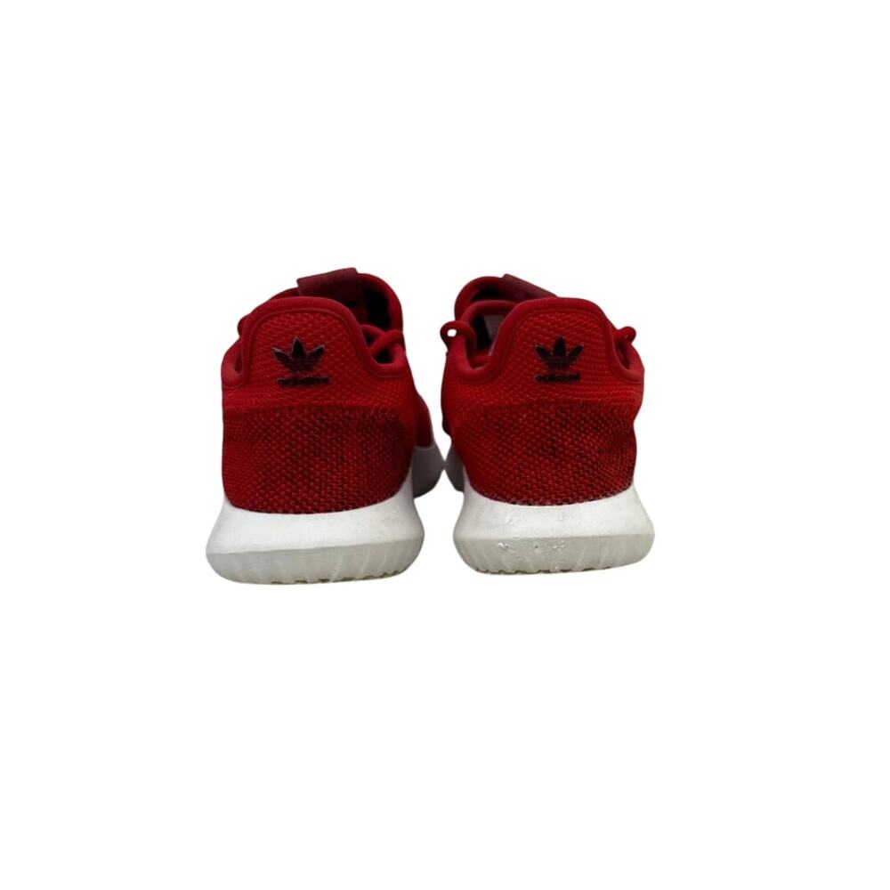 Adidas Shoes Tubular Shadow Red White Lace Up Sneakers Size Youth 4 - Picture 5 of 6